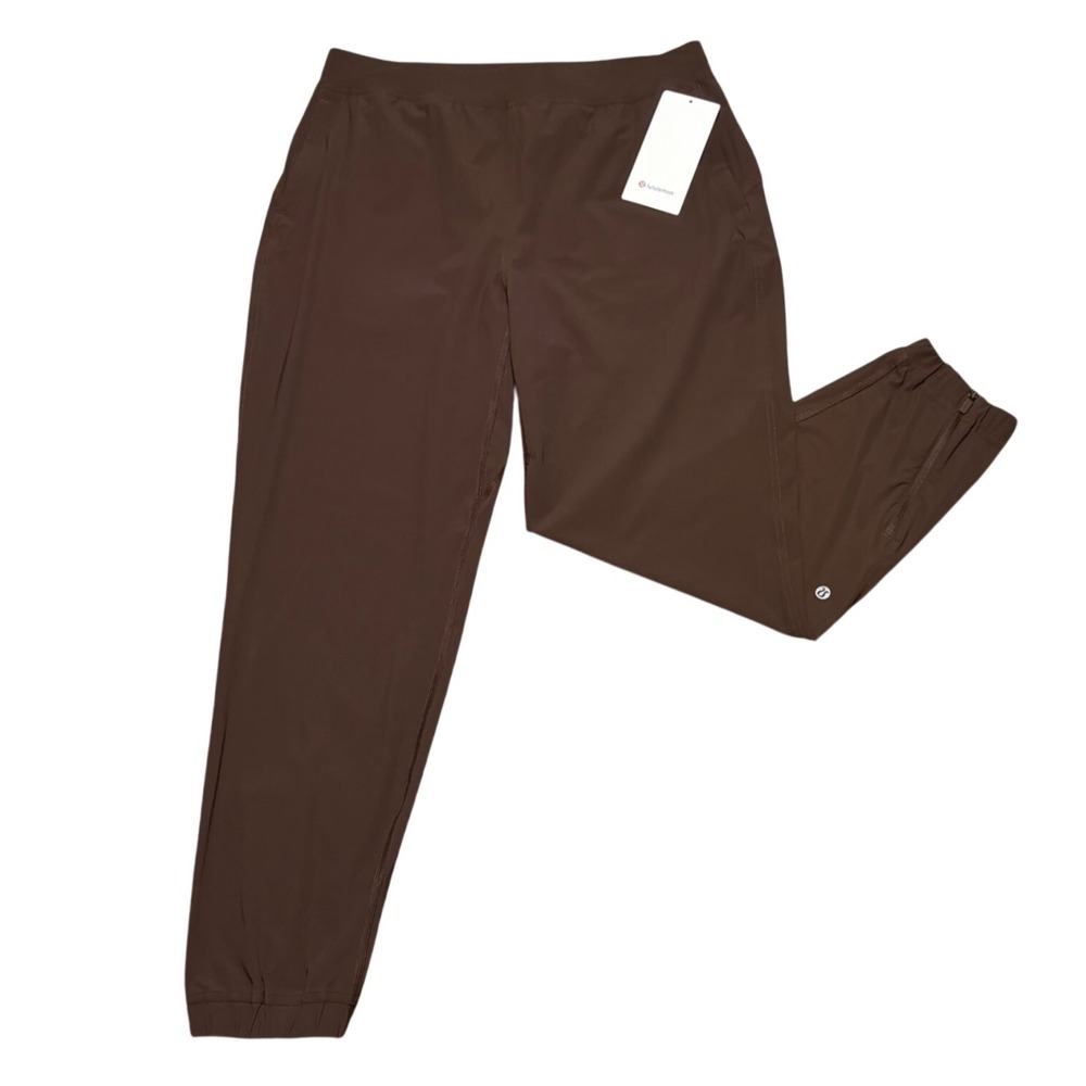 NEW Lululemon Adapted State High Rise Jogger Brown W5CVMS Women 12
